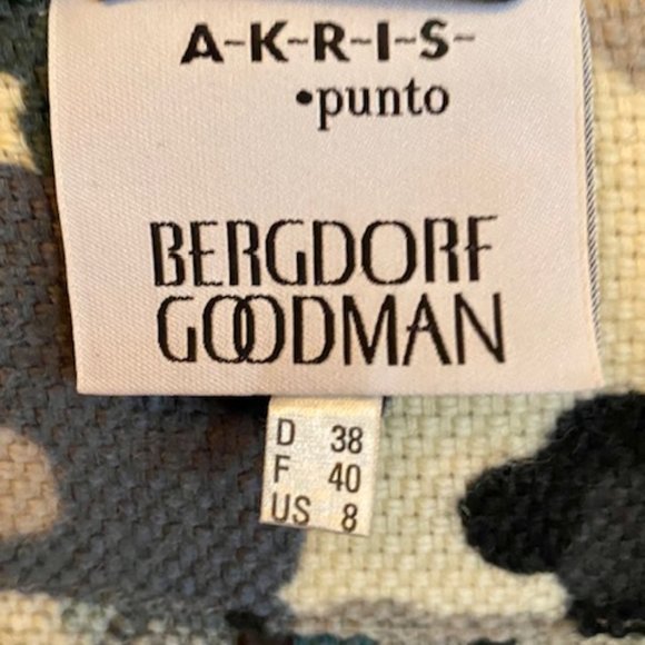 Akris Punto Green Shades of Flower Blazer Jacket. - Picture 5 of 5